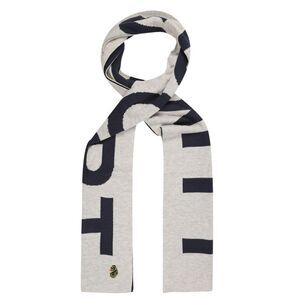 Luke 1977 House Text Knitted Scarf / Beige